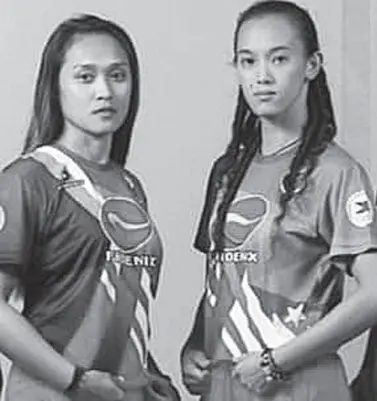  ??  ?? ARNIS bets Adelfa Sagne and Jezebel Morcillo will don the nation’s colors in this year’s Southeast Asian Games (SEAG).