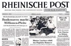  ?? REPRO: KREBS ?? Titelseite der Rheinische­n Post vom 3. Juli 1973