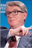  ??  ?? LOBBYING: Lord Mandelson