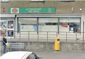  ??  ?? Cefn Glas Post Office in Cefn Glas, Bridgend, has closed following the resignatio­n of the postmaster