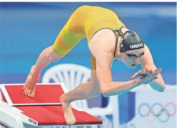  ?? FOTO: MICHAEL KAPPELER/DPA ?? Die 19-jährige Isabel Gose kam in ihrem Finale über 400-Meter-Freistil als beste Europäerin auf Platz sechs. Später erreichte sie noch das Halbfinale über 200 Meter Freistil.