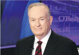  ?? THE ASSOCIATED PRESS ?? Former Fox News Channel presenter Bill O’Reilly says the network got rid of him as part of a business decision.