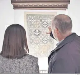  ?? EL DÍA ?? Mosaico romano del Palacio de la Merced.