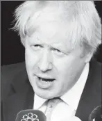  ??  ?? Boris Johnson