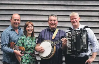  ?? ?? The Glenfinnan Ceilidh Band were the house band for the Hogmanay show on BBC Alba.