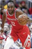  ?? Michael Ciaglo / Houston Chronicle ?? Rockets forward Luc Mbah a Moute agreed to a one-year deal to return to the Clippers.