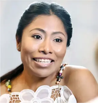  ?? ?? Yalitza Aparicio, una de las 100 mujeres más influyente­s del mundo, según Times.