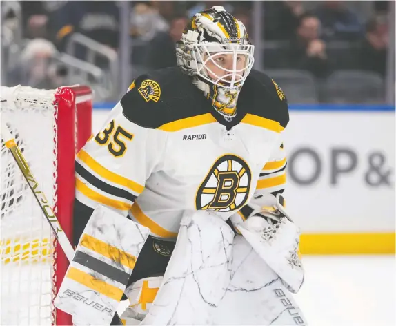 Boston Bruins' Linus Ullmark is NHL's biggest goalie surprise this season