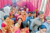  ?? — DC ?? Large number of devotees waiting for darshan at Sri Venkateswa­ra Swamy temple at Charminar on January 1.