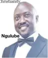  ??  ?? Mr Ngulube