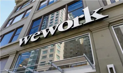  ?? Photograph: Kate Munsch/ Reuters ?? The decline in the market value of WeWork’s bonds indicates falling confidence in its ability to repay debts.