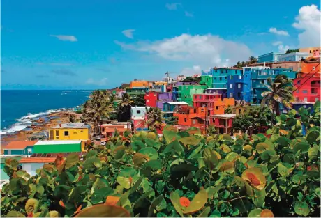  ??  ?? A view of the neighborho­od of La Perla where the video "Suavecito" was recorded in San Juan. — AFP photos