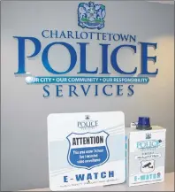  ?? JIM DAY/THE GUARDIAN ?? Charlottet­own Police Services believes the presence of video surveillan­ce cameras can have a positive effect on increasing public safety as early detection can lead to crime prevention.