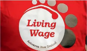  ??  ?? Living Wage campaigner­s target The Trusts.
