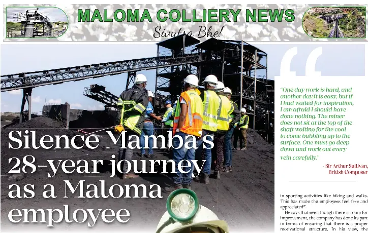 Silence Mamba’s 28-year journey as a Maloma employee - PressReader