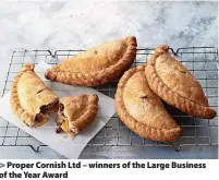  ?? ?? Proper Cornish Ltd – winners of the Large Business of the Year Award