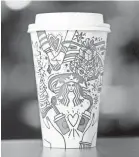  ??  ?? “We love the idea of everyone making this year’s cup their own,” Starbucks says. JOSHUA TRUJILLO/STARBUCKS