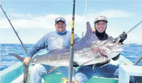  ?? CORTESIA ?? >Una buena captuta tuvieron los mochitense­s previo al Big Fish 2019.