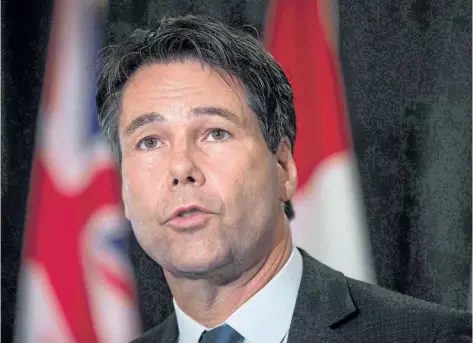  ?? THE CANADIAN PRESS FILES ?? Legislatio­n that would require public disclosure of pharma payments to health profession­als is about empowering Ontarians, Health Minister Eric Hoskins said.