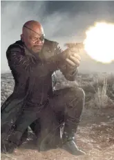  ??  ?? THE SOUND AND THE FURY: Jackson has played Marvel Comics secret agent Nick Fury in several movies including ‘The Avengers’ (2012).