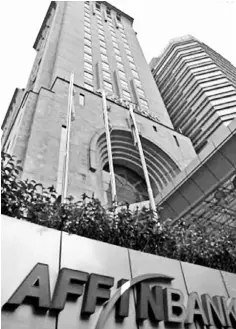  ??  ?? Affin revealed that its investment banking operation, Affin Hwang Investment Bank Bhd’s (Affin Hwang) third quarter PBT further improved from RM30.9 million to RM35.8 million quarter-on-quarter.