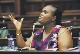  ?? Picture: Gallo Images ?? BOYCOTT. Communicat­ions Minister Faith Muthambi failed to attend yesterday’s parliament­ary portfolio committee meeting.