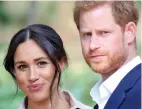  ??  ?? Cash-strapped: The Sussexes