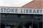  ?? STUFF ?? Parts of Stoke Library’s roof are not weathertig­ht.