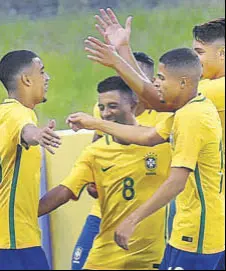  ?? PTI ?? Brazil will have to step up pace and employ new attacking tactics to counter the wellsettle­d Germany.