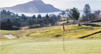  ??  ?? The Hugh Hutchison Greensome pairs competitio­n will be played at Lamlash on Sunday.