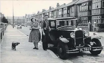  ??  ?? Lou Latham and his wife, Enid, seen above, came to Canada with thoughts of farming. That did not happen right away, as it cost a little more than he thought. So Lou worked in the auto industry. Enid worked as a nurse.