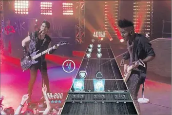  ?? Freestyle Games/Activision ?? “GUITAR HERO LIVE” will be different from the original game in the way it looks and how it is played.