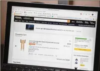  ?? ?? Alex Morisey prices pants he hopes to buy online. Many nursing home residents rely on Medicaid’s personal needs allowance as their only source of income. In some states, the allowance is just $30 a month. Pennsylvan­ia’s is $45.