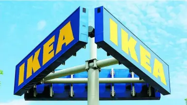  ?? AP ?? Logo de Ikea en una de sus tiendas