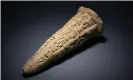  ?? Photograph: British Museum ?? British Museum staff identified the looteditem­s from cuneiform inscriptio­ns.