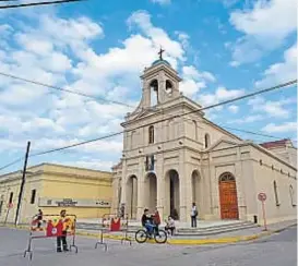  ?? (LA VOZ) ?? Villa Cura Brochero. La iglesia del “Cura Gaucho”.