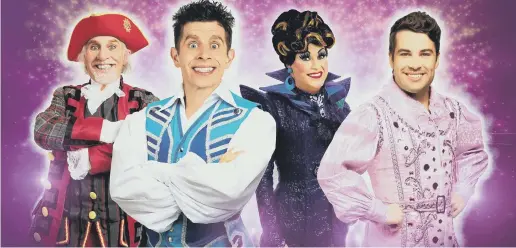  ?? ?? Joe joins the Cinderella cast at the Theatre Royal, Newcastle.