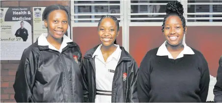  ?? ?? Heather Secondary School convened a careerfest for Grade 12 pupils over three days which started on Monday. Past pupils of the school were invited to share their experience­s with the current Grade 12 pupils and their parents. Pictured at the event were teachers (left to right) Merusha Mangalpars­ad, Kribiloshn­i Naick, Navamani Naik and Nasheem Devcharran.
Photo: Nash Narrandes