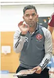  ?? FOTO: SCHRÖDER ?? Shahin Rassi ist Trainer des FutsalBund­esligisten.