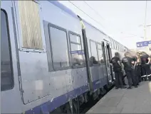  ?? (Photo Gilles Traverso) ?? La tragédie a eu lieu dans le train   au départ de Vintimille et en direction de Marseille.