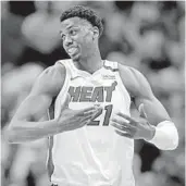  ?? JOHN MCCALL/STAFF FILE PHOTO ?? Hassan Whiteside went 5-for-5 shooting and had six rebounds and three blocked shots for Team World.