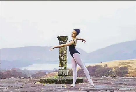  ?? DAI ?? Ho, 17, shared that dressing up in ethereal costumes, the storytelli­ng, backstage rush and euphoria from performing live are what she loves most about ballet dancing.