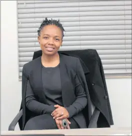  ??  ?? Go-getter Thuli Sibeko is the founder of TS Management Consultanc­y.