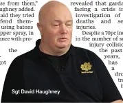  ??  ?? Sgt David Haughney