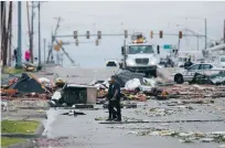  ?? FOTO: TOM GILBERT/AP ?? Förödelse i Tulsa i USA.