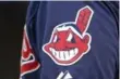  ?? MARK DUNCAN/THE ASSOCIATED PRESS FILE PHOTO ?? Cleveland’s MLB team has used the Chief Wahoo logo in various forms since 1947.