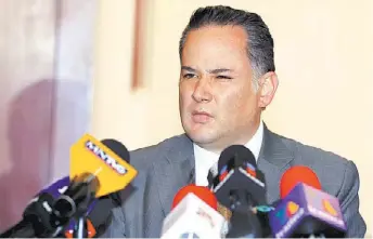  ?? JAVIER RÍOS ?? Santiago Nieto, el ex titular de la Fepade.