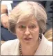  ??  ?? THERESA MAY: Said she would press nuclear button.