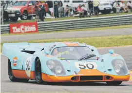  ??  ?? A BEAUTY. One of the most rewarding sights will be Terry Wilford’s Porsche 917, which is in the category for Pre-1990 Legend Sports Cars.