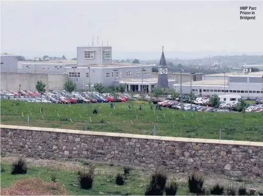  ??  ?? HMP Parc Prison in Bridgend